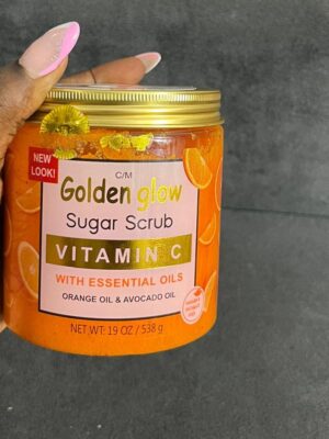Golden glow sugar scrub vitamin c scrub