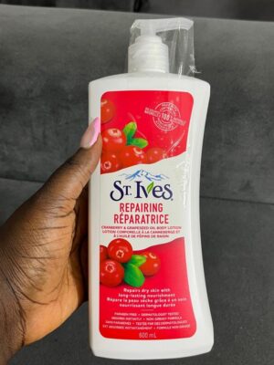 St ives repairing cranberry & grapeseed body lotion