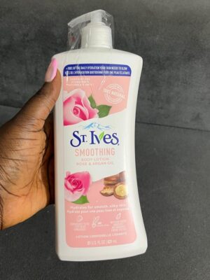 St ives smoothing rose & argan oil body lotion 621ml
