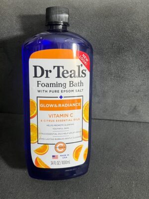 Dr teals foaming glow radiance vitamin c bath wash 1000ml