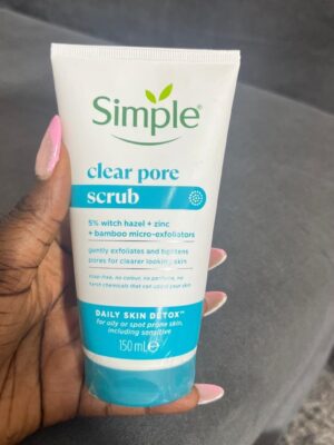 Simple clear pore scrub 150ml