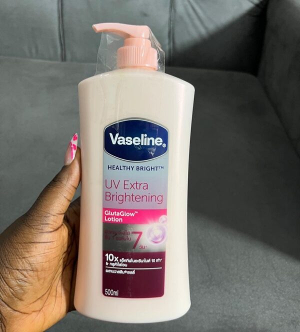Vaseline uv extra brightening gluta glow lotion 500ml