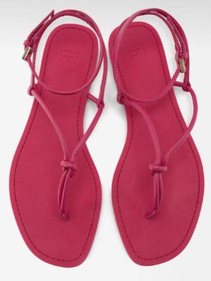 parfois solid strappy sandals in pink