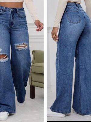 Shein denim  high waist ripped jeans in medium 16