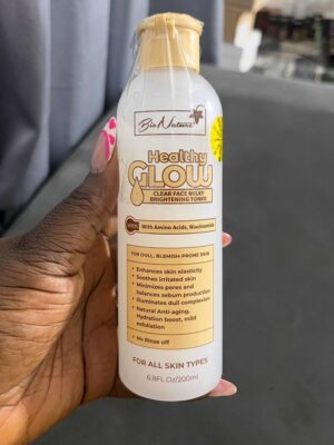 Bio nature healthy glow clear face milky  brightening toner 200ml