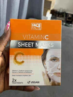 Face fact vitamin c sheet mask 2X treatment