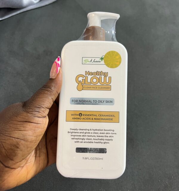 Bio nature healthy glow clear face cleanser 350ml