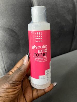 Touch glycolic acid toner 7% glycolic acid +rose water 177ml