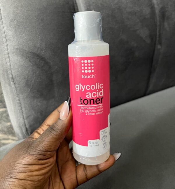 Touch glycolic acid toner 7% glycolic acid +rose water 177ml