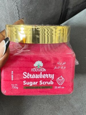 Roushun strawberry sugar scrub 750g