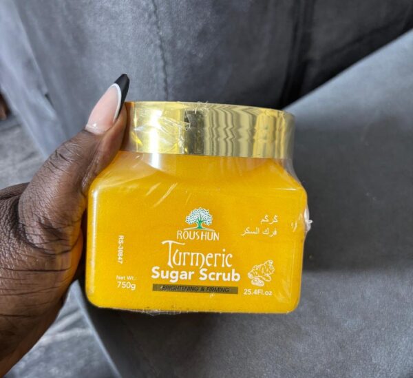 Roushun Turmeric sugar scrub 750g
