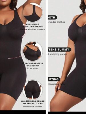Shein solid seamless body shaper 20/22