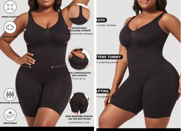 Shein solid seamless body shaper 20/22