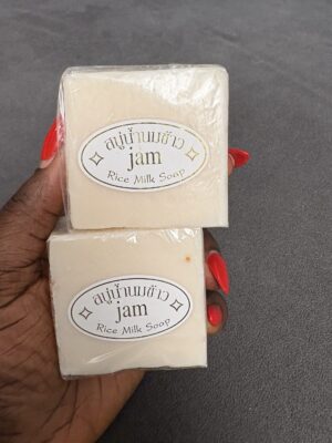 Rice milk soap