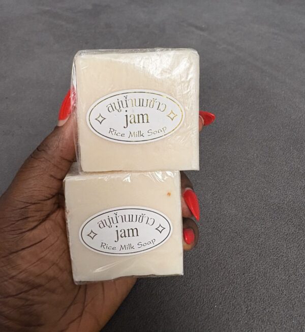 Rice milk soap