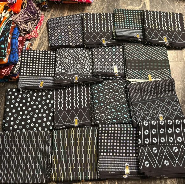 Fabric black white/ vintage collection