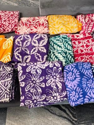 Adire crepe fabric collection