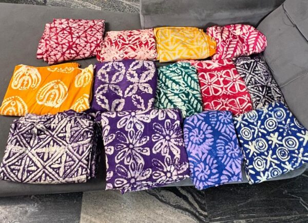 Adire crepe fabric collection