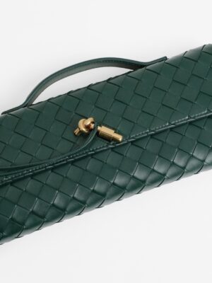 Shein envelope clutch purse in green