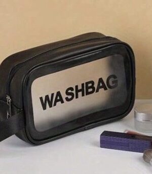 Shein wash bag in black ( small)