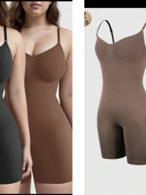 Shein two pieces body shape wear in black/brown 10/12