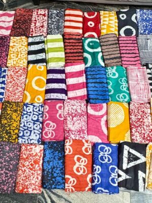Adire batik fabric collection Gaga