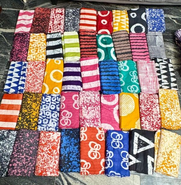 Adire batik fabric collection Gaga