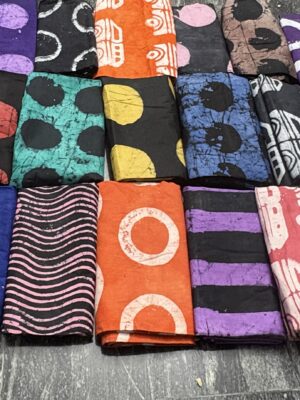 Adire batik cotton fabric new collection textiles