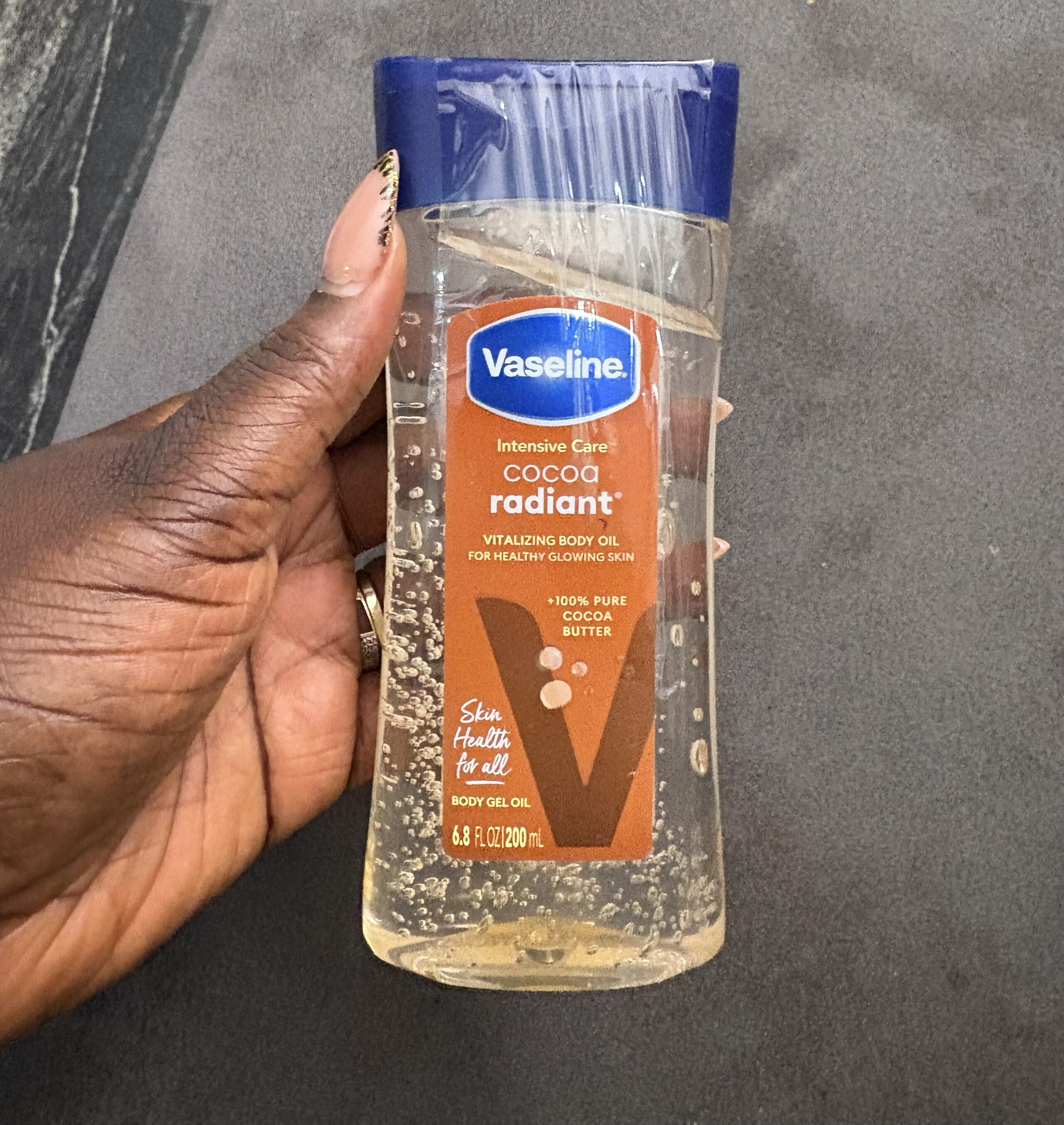 Vaseline cocoa radiant oil new package Dubai version