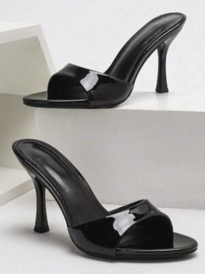 SHEIN cuccoo versatile high heel mules in black  41