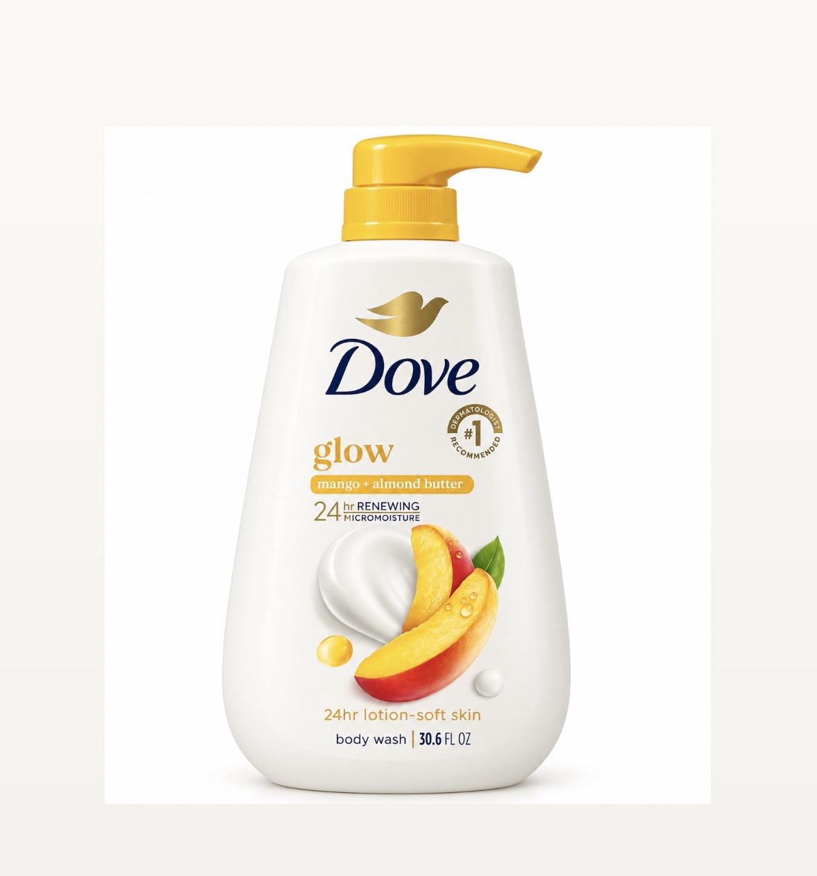 Dove glow mango + Almond butter body wash USA Dove glow mango + Almond butter body wash USA