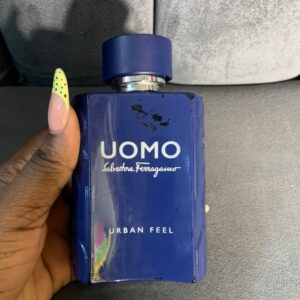 Uomo salvatore ferragamo urban feel  100ml blue bottle