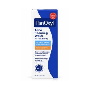 Panoxyl Acne foaming wash 10% benzoyl peroxide maximum strength