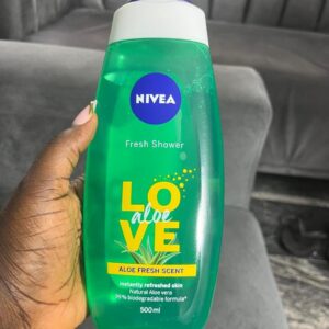 Nivea fresh shower aloe fresh scent wash (green color)