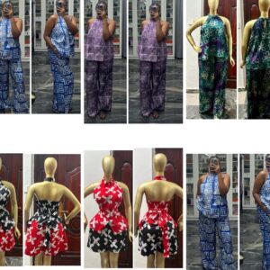 Barbz & co rtw two piece halter & short & pants by Lnlapparel
