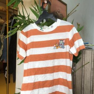 H&M tom _ jerry boys t-shirt white/orange stripe