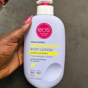 Eos body 24H moisture lotion in vanilla cashmere