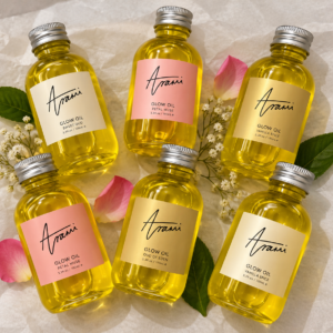 Arami glow oil 100ml vanilla spice, sweet oud, oud of Eden