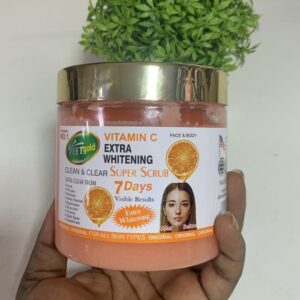 Veet gold vitamin c extra whitening super scrub