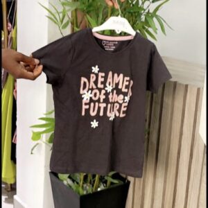 Primark dream of the future girl black t-shirt kids