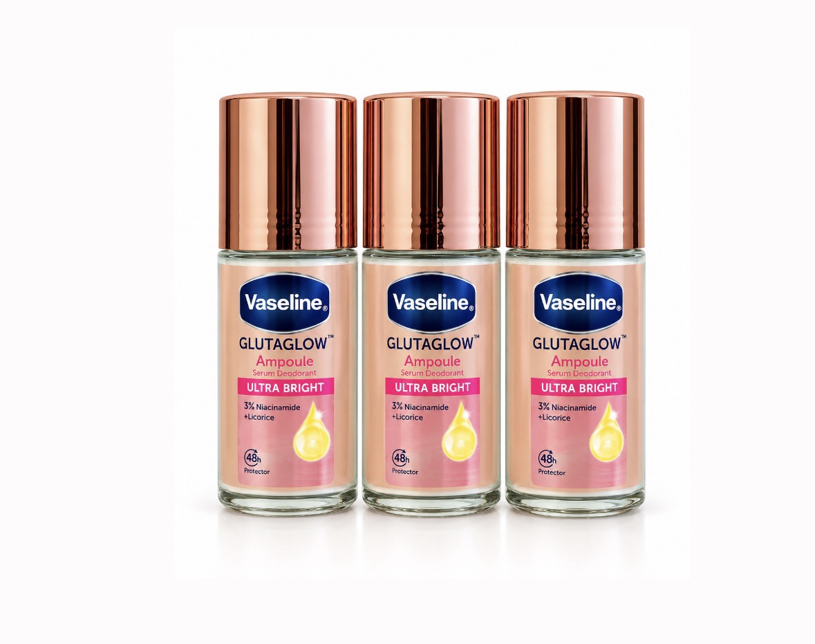 Vaseline glutaglos serum deodorant 3% niacinamide + vitamin E Vaseline glutaglos serum deodorant 3% niacinamide + vitamin E