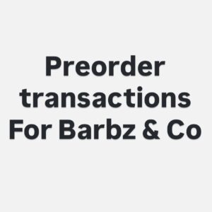 Preorder transactions off the record