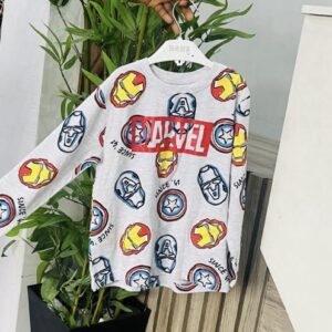 Primark long sleeve all over character marvel boys Tshirt