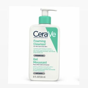 Cerave foaming cleanser for normal to oily skin gel moussant  uk 236ml