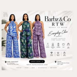 Barbz & co rtw two piece halter & short & pants by Lnlapparel