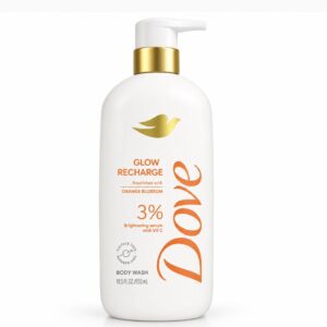 Dove glow recharge 3% brightening serum with vit c  body wash 547ml