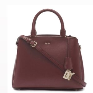 Dkny Paige medium satchel with convertible strap in aged wine burgundy bag