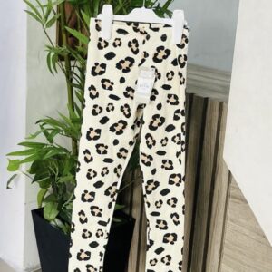 Primark animal print/navy blue girls leggings girl kids