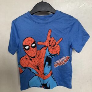 H&M boys t-shirt with spider details kids light blue