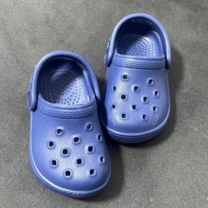 Primark navy blue solid baby boy crocs